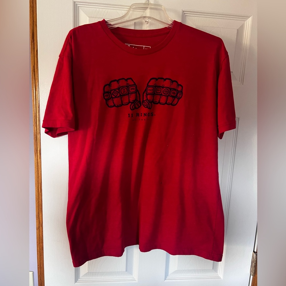 “11 Rings” St. Louis Cardinals  Short Sleeve‎ Tee, Mens XL